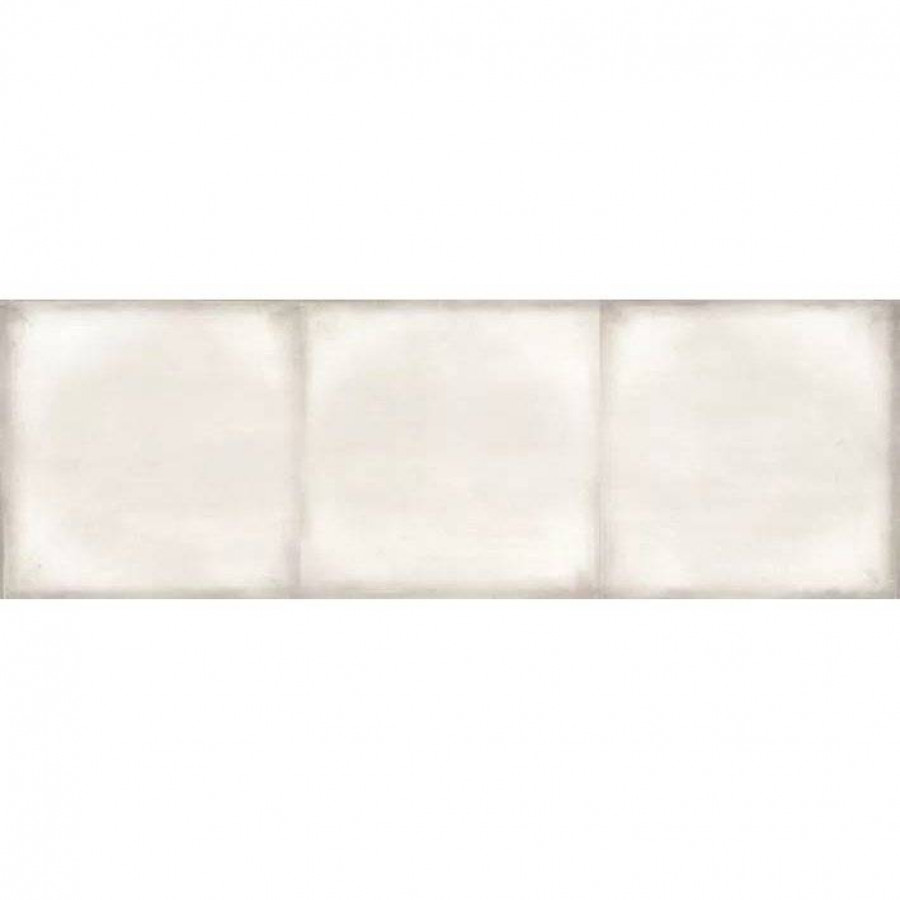 Керамическая плитка 60x20 9мм Majolica MAS302D Квадраты Светло-Бежевый глянцевая бежевый Cersanit