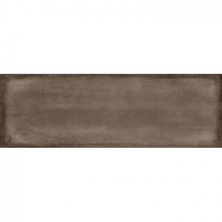 Керамическая плитка 60x20 9мм Majolica C-MAS111D Рельеф Коричневый глянцевая коричневый Cersanit