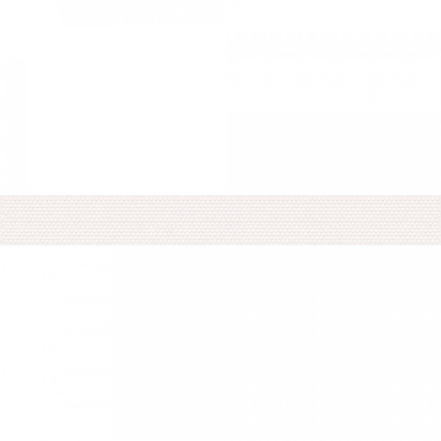 Бордюр 44x5 9мм Tiffany TV1J051 Белый глянцевая белый Cersanit