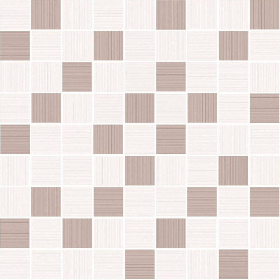 Мозаика 30x30 9мм Tiffany A-TV2L011\G Бежевый глянцевая белый Cersanit