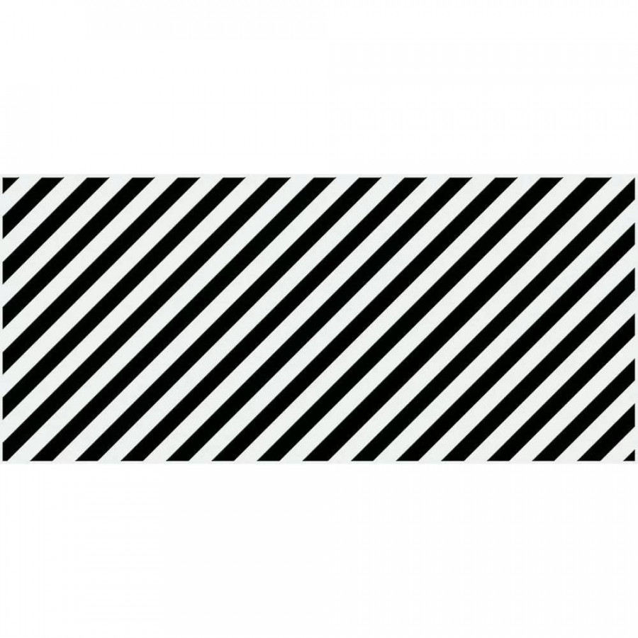 Вставка 44x20 8.5мм Evolution EV2G442 Диагонали Черно-Белый глянцевая белый Cersanit