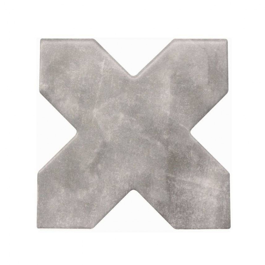 Керамогранит 13x13 10мм Becolors Cross Grey матовая серый Cevica