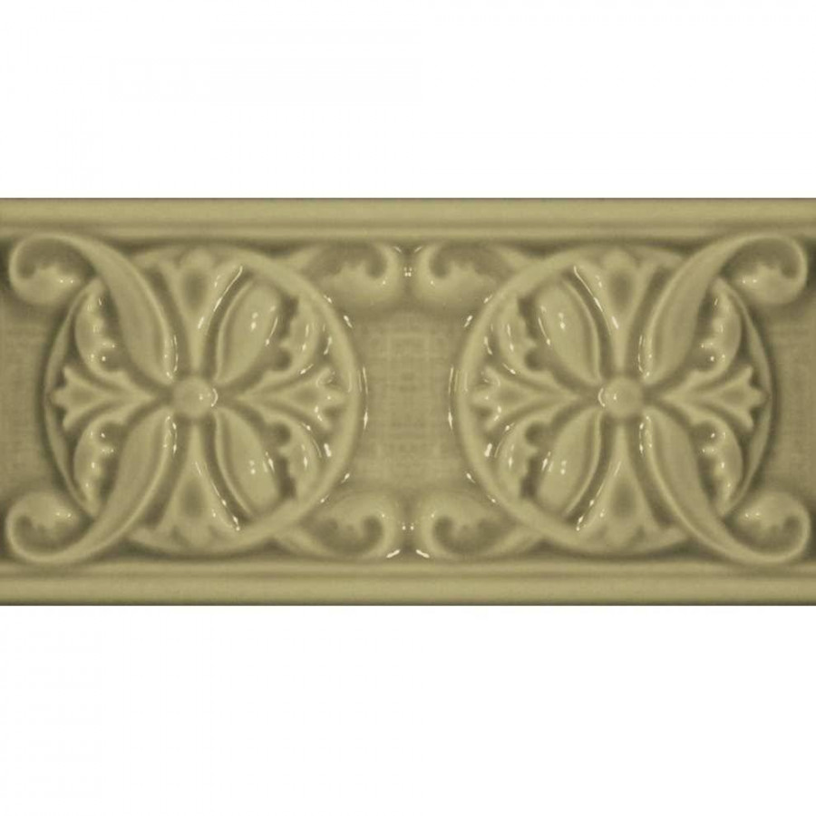 Бордюр 15x8 10мм Plus Classic 10 Khaki глянцевая бежевый Cevica