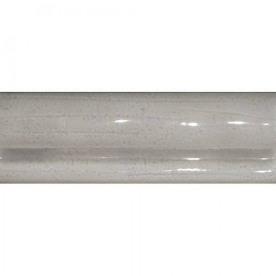 Бордюр 15x5 20мм Plus Ma Torelo Cement глянцевая серый Cevica