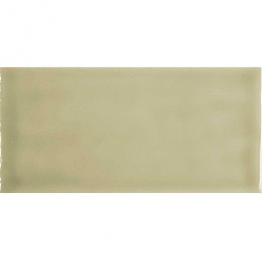 Керамическая плитка 15x8 10мм Plus Khaki глянцевая зеленый Cevica