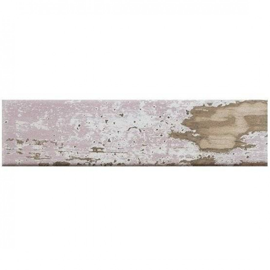 Керамогранит 26x6 9мм Woodlands Pink матовая розовый Cevica
