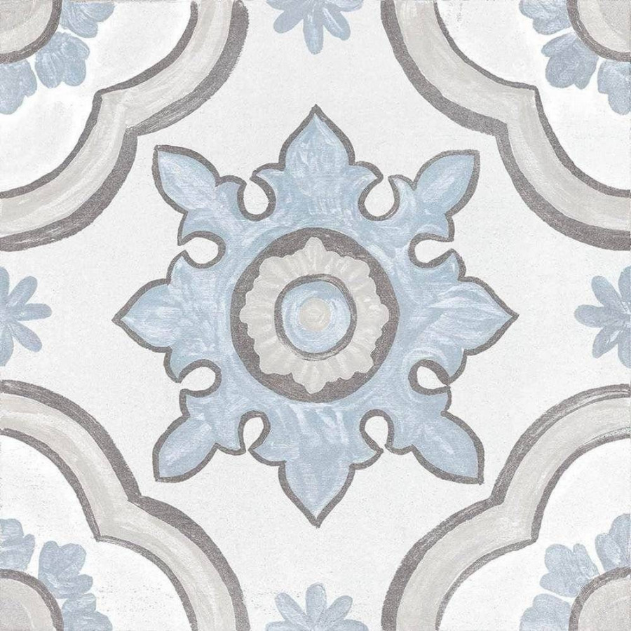 Декор 20x20 10мм Adobe Basma Decor White Mate матовая серый Cifre Ceramica