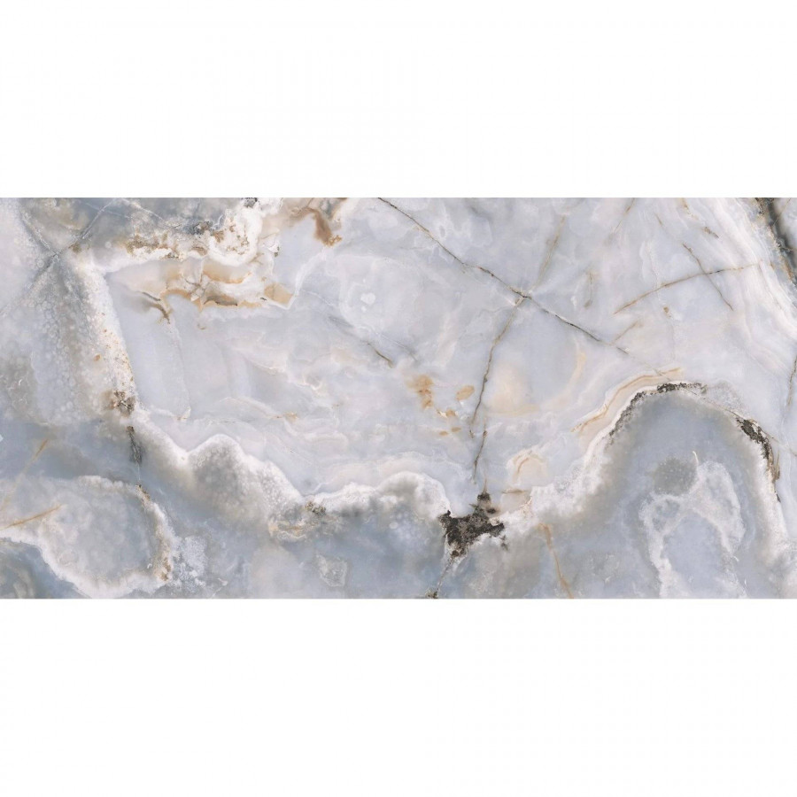 Керамогранит 120x60 9мм Gladstone Blue P полированная голубой CL KER