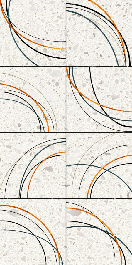 Декор 60x30 9мм Cray ND_P0021 rope матовая белый Creto