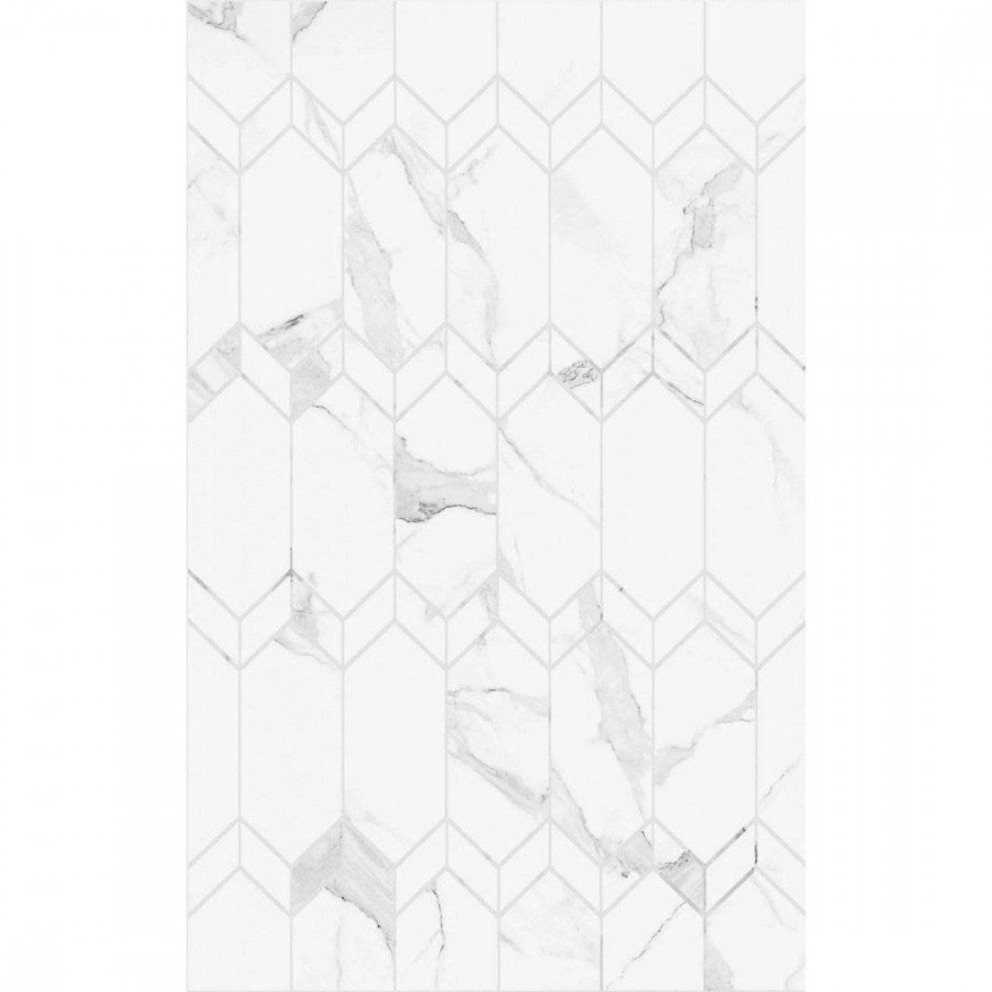 Керамическая плитка 40x25 8мм Purity 00-00-5-09-00-01-2628 Mosaic Белый матовая белый Creto