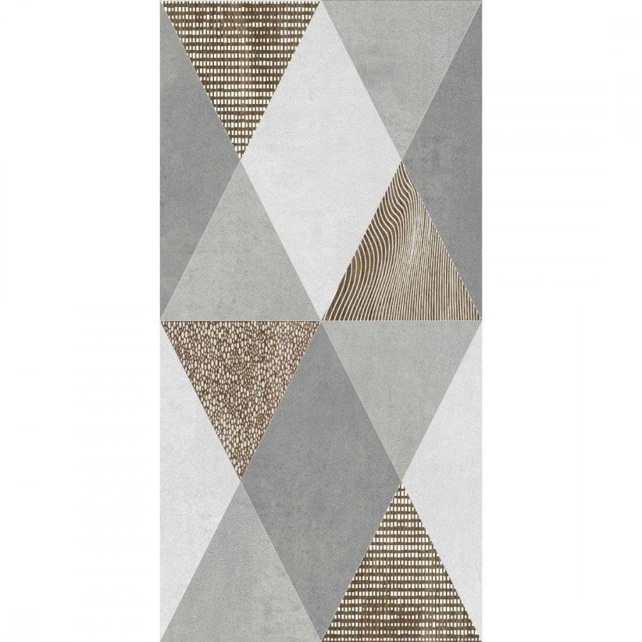 Декор 50x25 9мм Mountain 04-01-1-10-03-06-2837-0 Almond матовая серый Creto