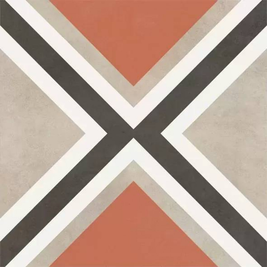 Керамогранит 20x20 8мм Poly DB_014 Mix матовая многоцветный Creto