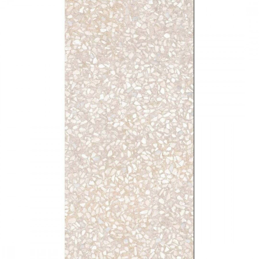 Керамическая плитка 60x30 8.5мм Alma 2.0 Terrazzo матовая бежевый Creto