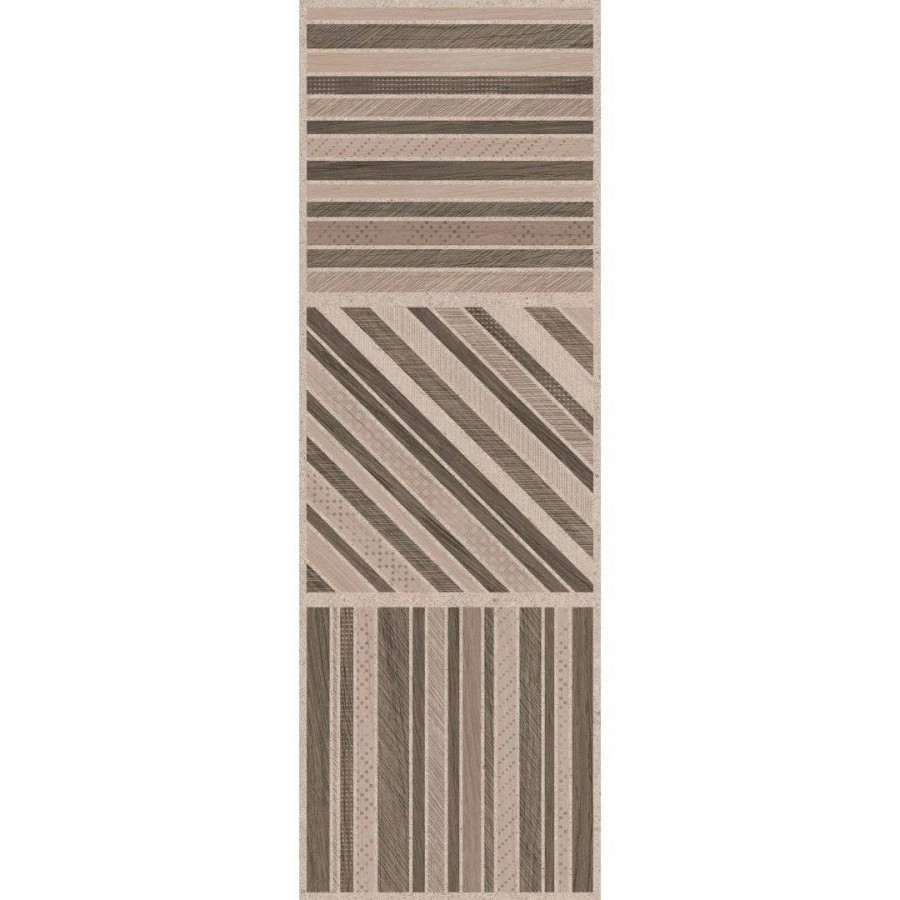 Декор 60x20 9мм Salutami 04-01-1-17-05-11-3345-0 Lace Mix матовая коричневый Creto