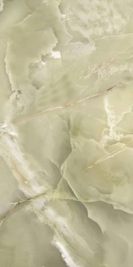 Керамогранит 160x80 9мм Lumino MPL-062328 Onia Sage 160 глянцевая зеленый Creto