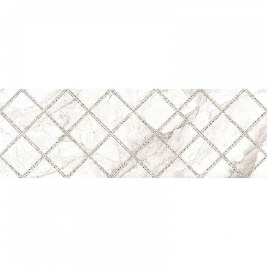 Декор 74x25 10мм Delight DW15DEG01R Lux глянцевая серый Delacora