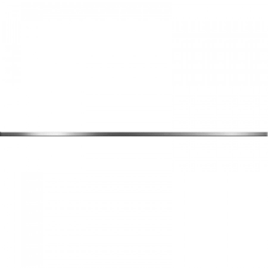 Бордюр 74x13 8мм Faenza BW0LIS66 Listello Silver глянцевая серебряный Delacora