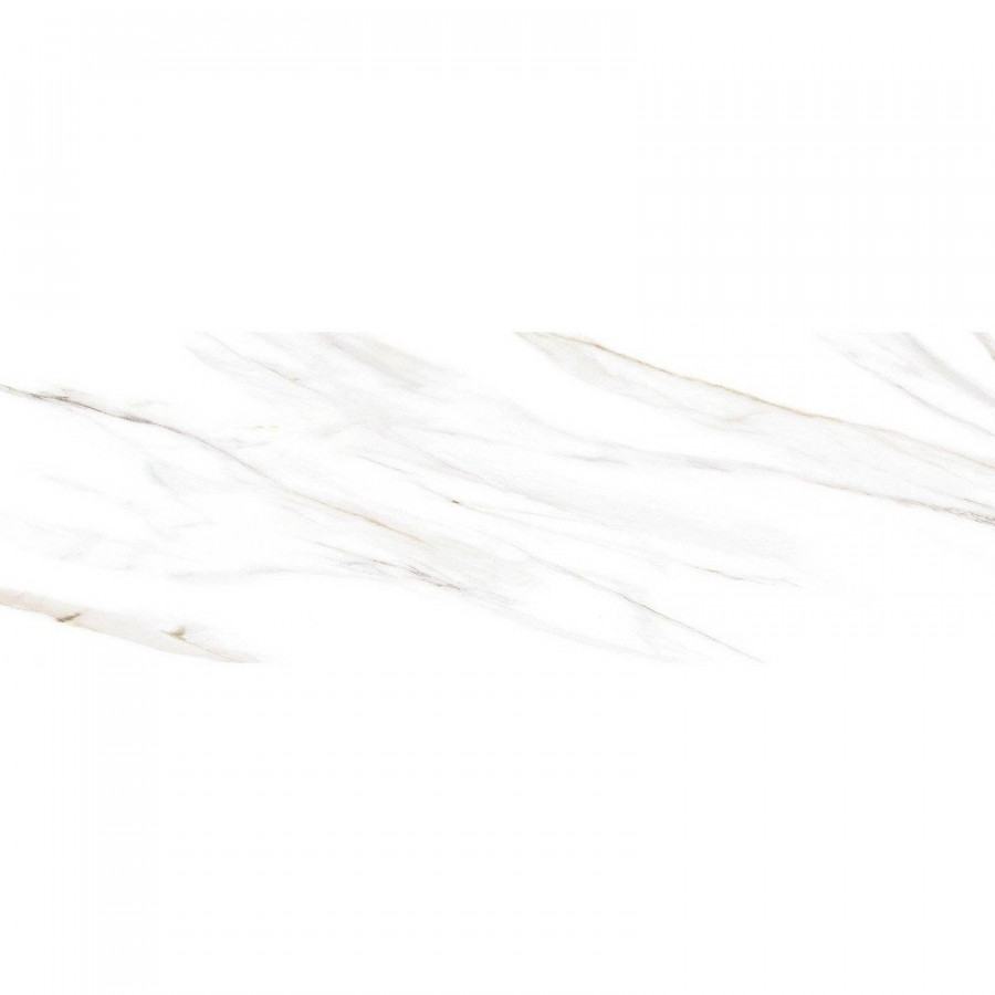 Керамическая плитка 74x25 10мм Sandy WT15CAC00R Canyon Carrara глянцевая белый Delacora