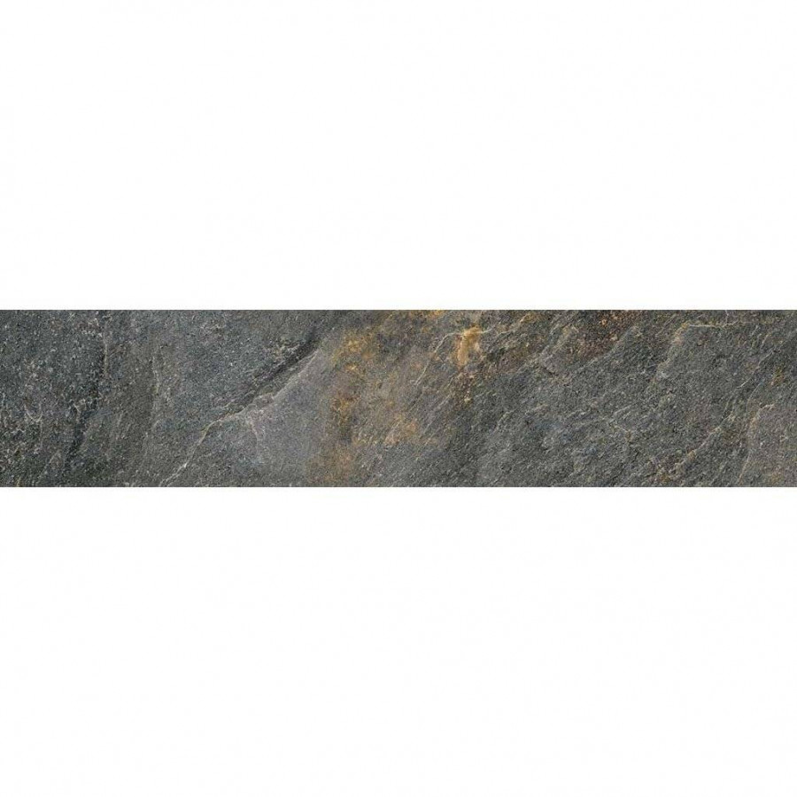 Керамогранит 90x20 7мм Santorini GP2090SNN25L Graphite Рельефный лаппатированная серый Delacora