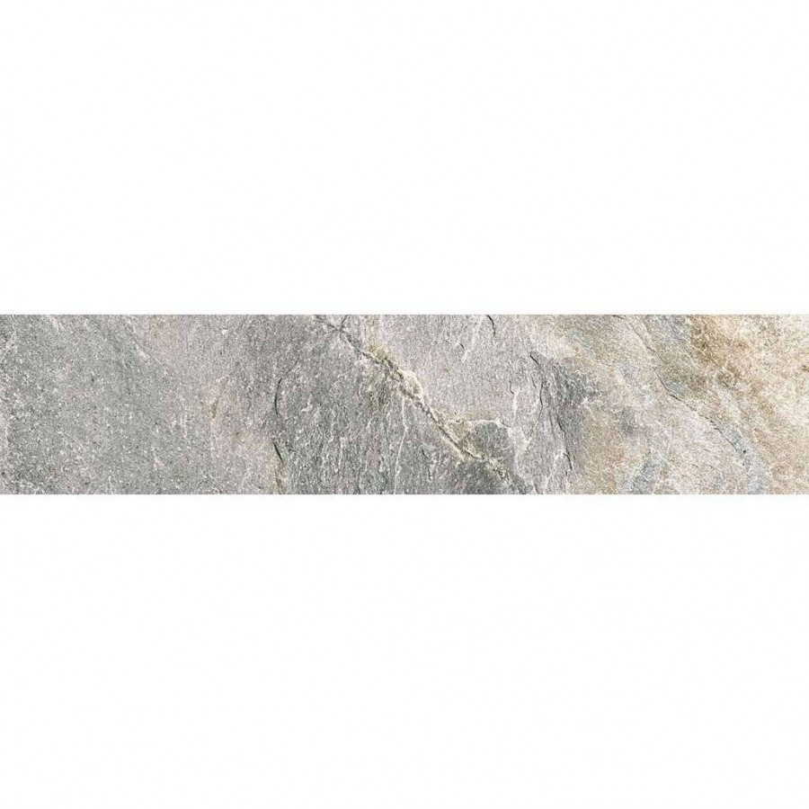 Керамогранит 90x20 7мм Santorini GP2090SNN05L Gris Рельефный лаппатированная серый Delacora