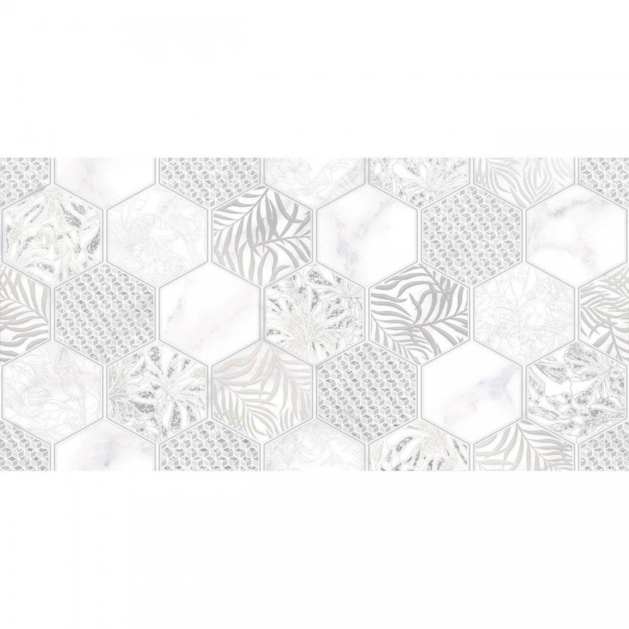 Декор 50x25 7мм Grigio DWU09GRG027 глянцевая серый Alma Ceramica