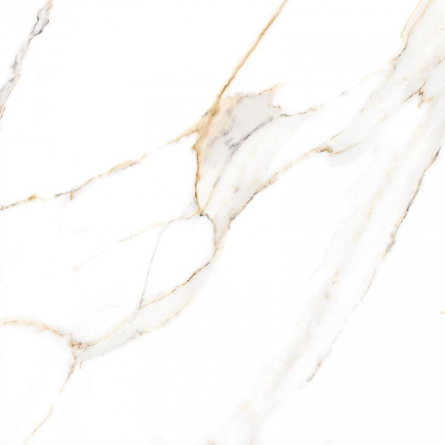 Керамогранит 60x60 9мм Extra Calacatta GFU6060ECL04R Матовый матовая белый Alma Ceramica