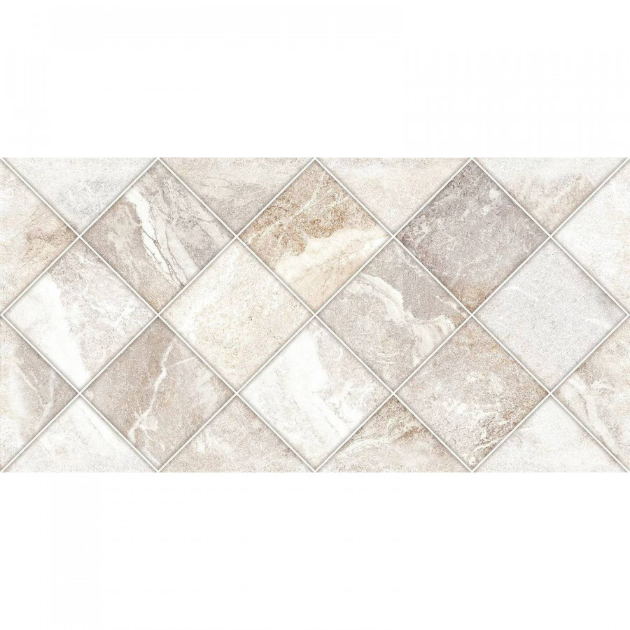 Керамическая плитка 50x25 8мм Persey TWU2550PRS14 Рельефная матовая белый Alma Ceramica