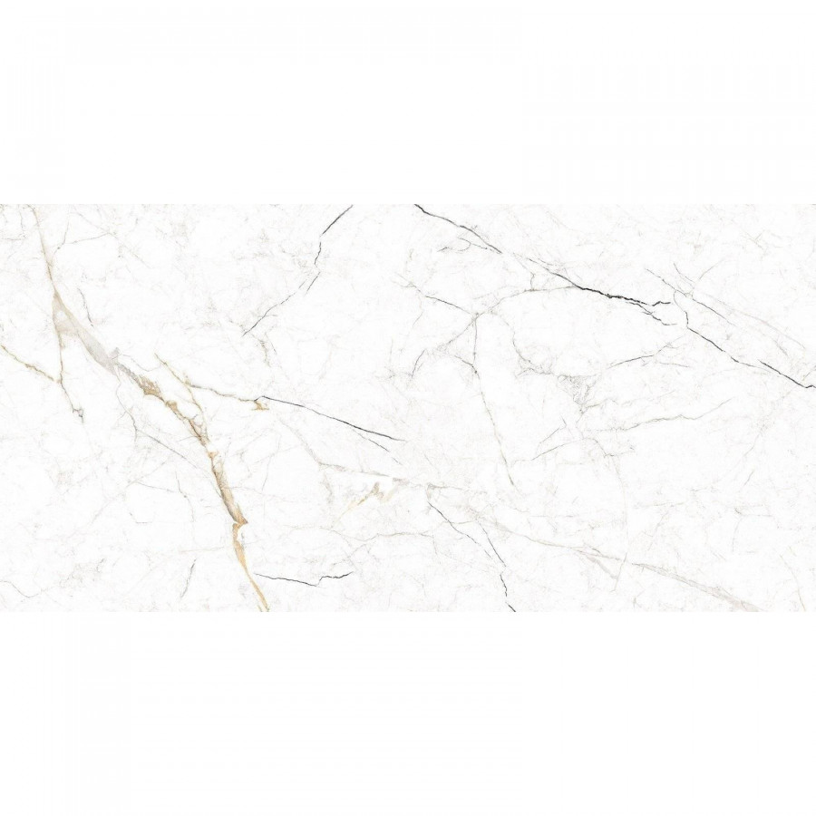 Керамогранит 120x60 8.5мм Rock Line GFU60120RKL04R White Матовый матовая белый Alma Ceramica