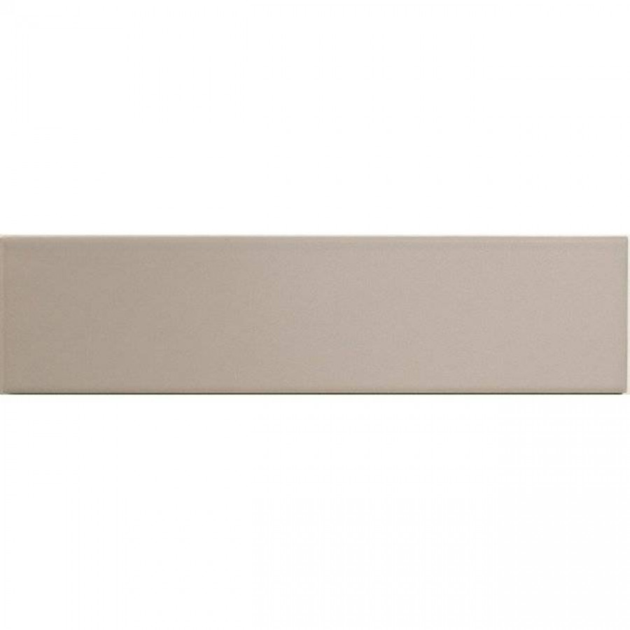 Керамическая плитка 25x6 8.5мм Match 130846 Ash Matt матовая серый Dna Tiles