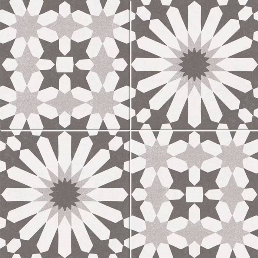 Керамическая плитка 45x45 9мм Luken DG_LU_BL Bliss Matt матовая черный Dualgres