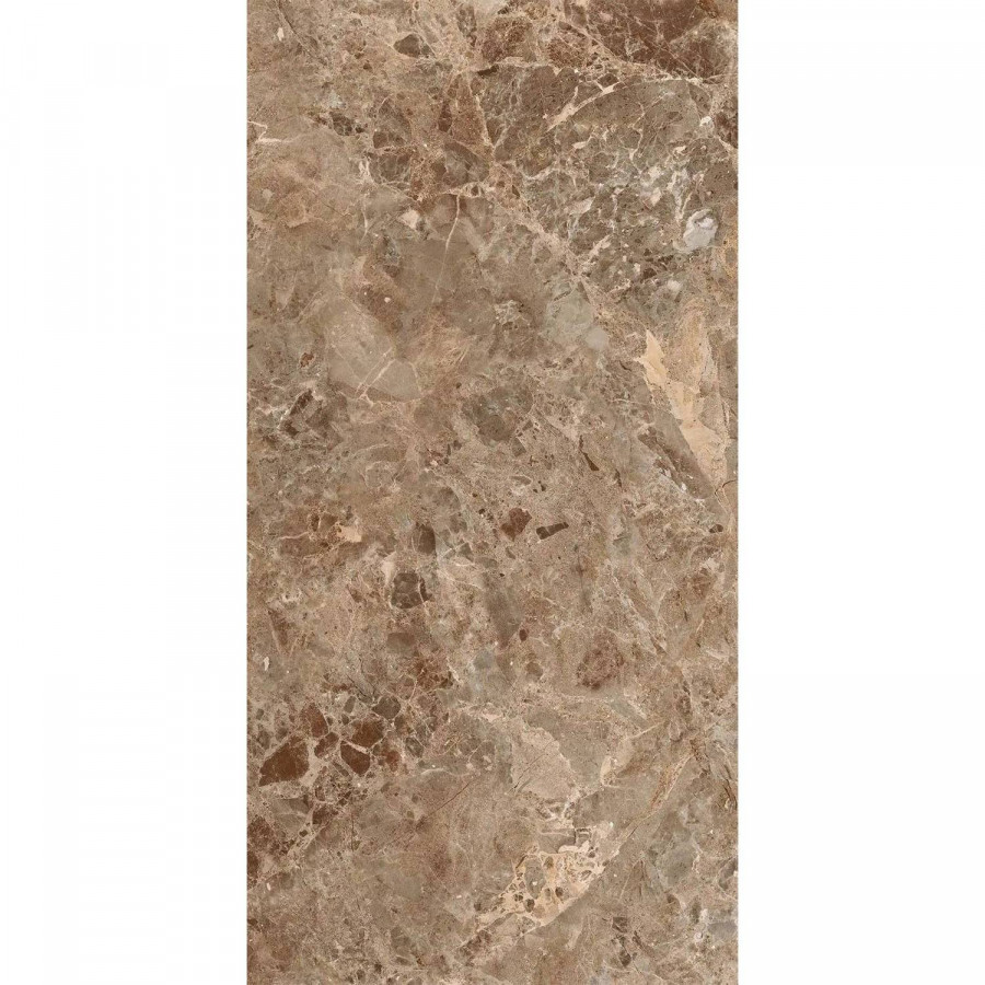 Керамогранит 120x60 8.5мм Breccia Paradiso 104707 Brown Touch матовая коричневый Due-G