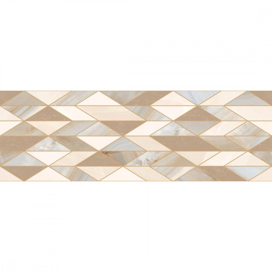 Керамическая плитка 100x33 7мм Rodas Diamond Warm глянцевая бежевый Ecoceramic