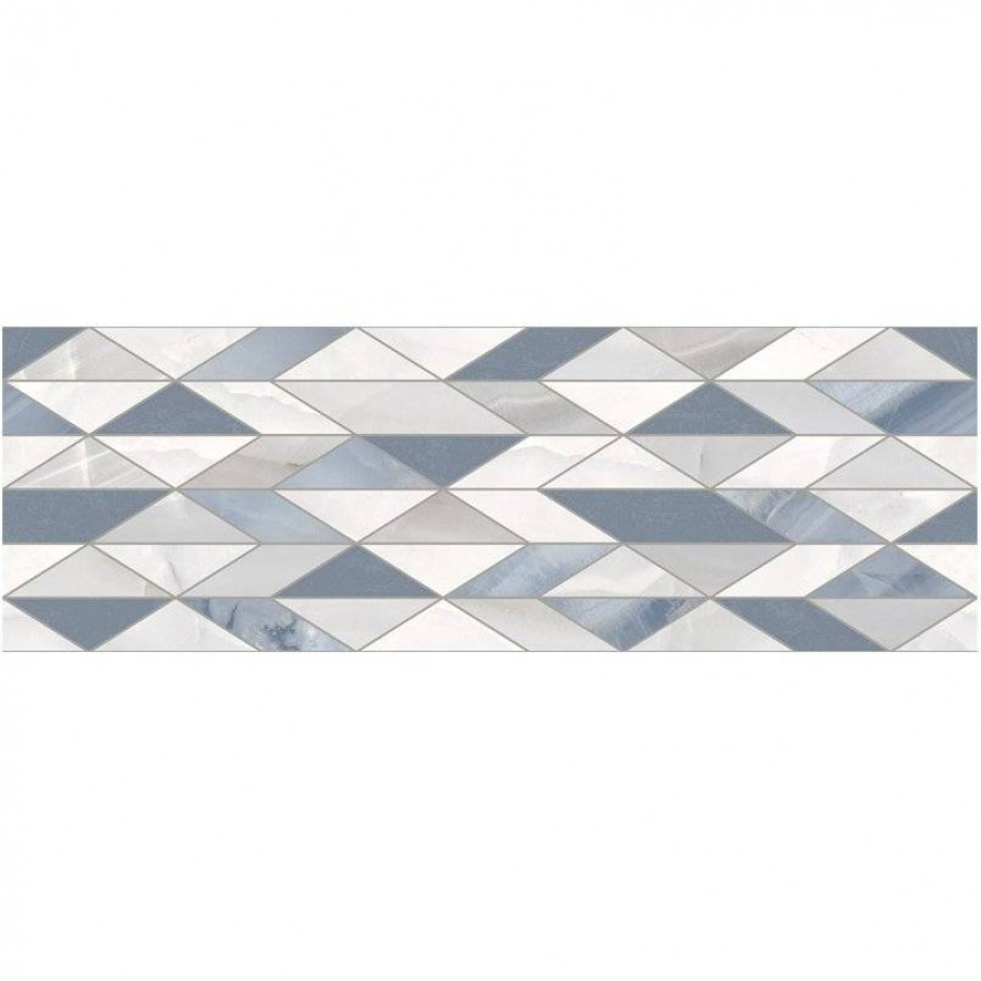 Керамическая плитка 100x33 7мм Rodas Diamond Cold глянцевая серый Ecoceramic