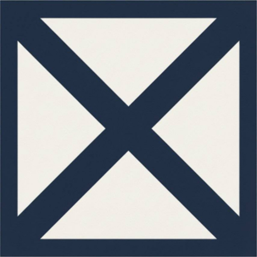 Керамогранит 20x20 10мм Twenty B152 Blues Nat Mix матовая белый Edimax