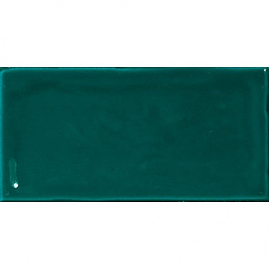 Керамическая плитка 15x8 9мм Glamour Bondi глянцевая зеленый El Barco