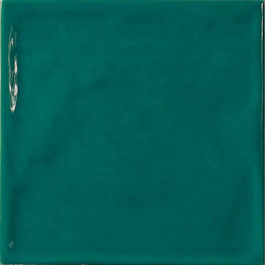 Керамическая плитка 15x15 9мм Chic Bondi глянцевая бирюзовый El Barco