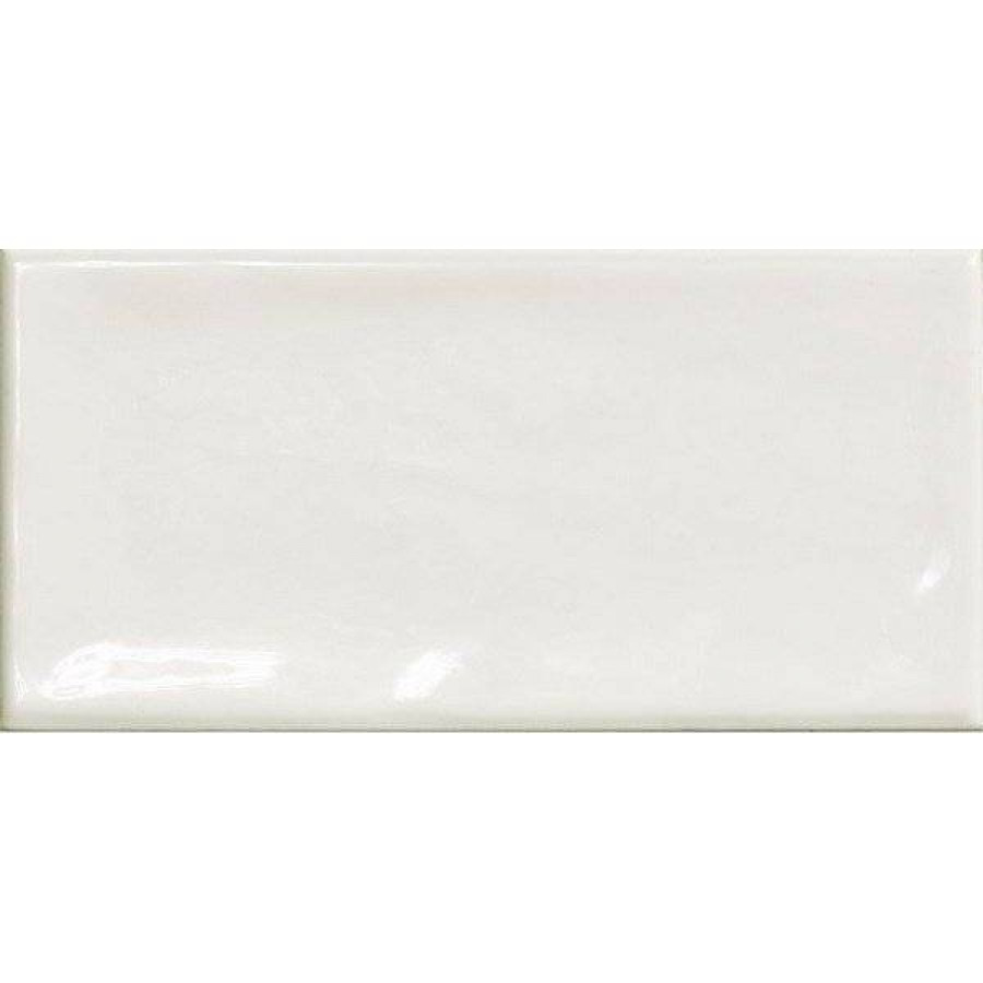 Керамическая плитка 15x8 9мм Alfaro Blanco Br. глянцевая белый El Barco