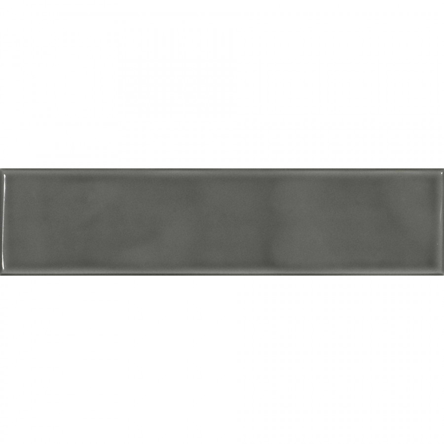 Керамическая плитка 30x8 9мм Acuarela Gris глянцевая серый El Barco