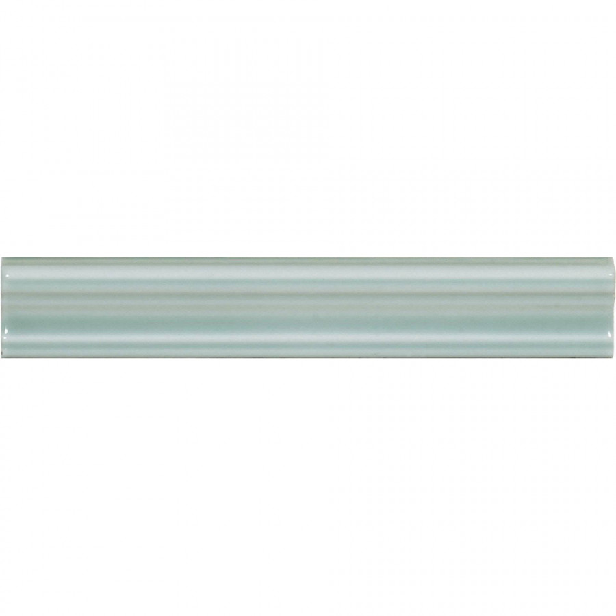 Бордюр 30x5 9мм Acuarela Aqua глянцевая голубой El Barco