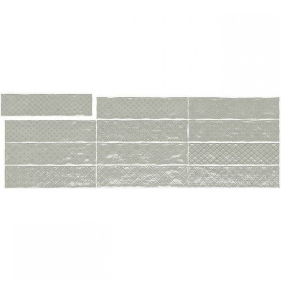 Декор 30x8 9мм Music Cendra Decor глянцевая серый El Barco