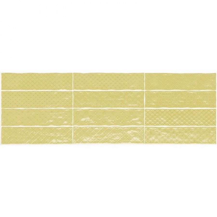 Декор 30x8 9мм Music Lemon Decor глянцевая желтый El Barco