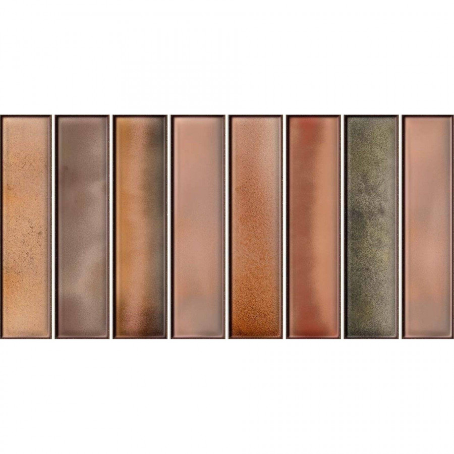 Керамическая плитка 30x15 9мм Borealis Garnet глянцевая коричневый El Barco